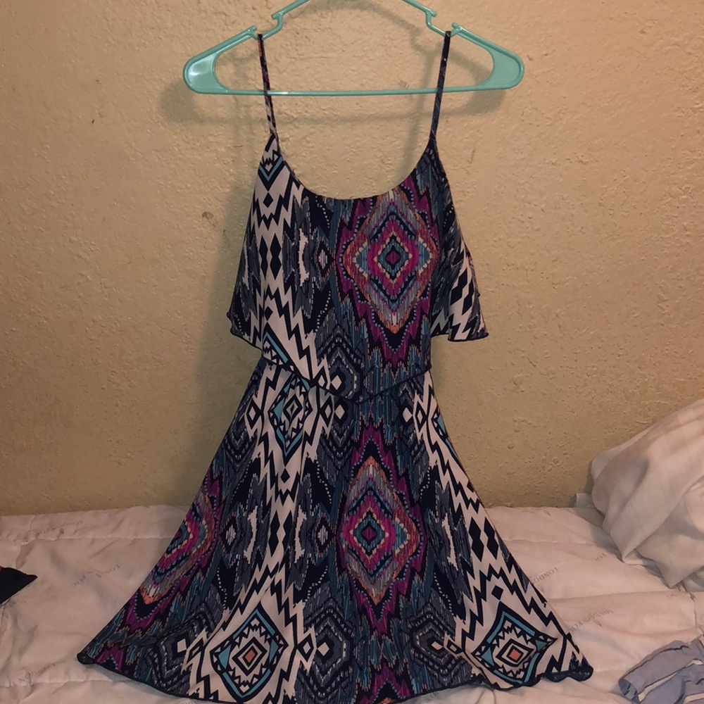 A thin strapped dress
